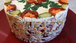 SALATA DE BOEUF reteta de casa romaneasca [upl. by Ellebyam]