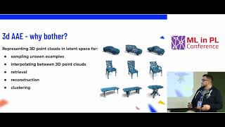 Maciej Zamorski  Adversarial Autoencoders for Compact Representations of 3D Point Clouds [upl. by Eyk992]