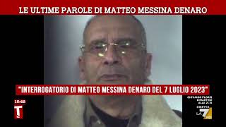 Le ultime parole di Matteo Messina Denaro [upl. by Millham]