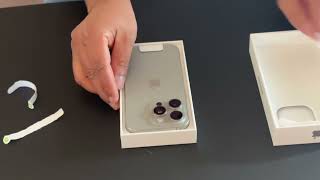 Iphone 16 pro unboxing with screen protector and case [upl. by Nodnarb662]