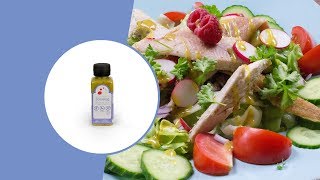 Vissalade met Mosterd Dille Dressing  Koolhydraatarm Recept  Protiplan [upl. by Assirolc]