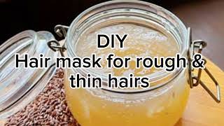 DIY flaxseed Hair mask for straightening hair  soft and shiny hair mask shortvideo viralvideo [upl. by Wavell]