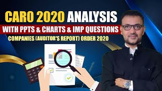 CARO 2020 with PPT Charts and Important Questions  CA CS CMA [upl. by Beora]