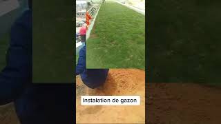 Instalation de gazon par SKFA [upl. by Emelen]