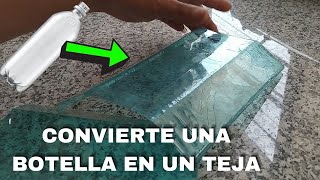 Techos con botellas PET recicladas FACIL DE HACER [upl. by Atinreb]