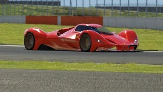 2025 Ferrari Piero T2 LM Stradale LMP1 Top Gear Testing at Silverstone [upl. by Gibson]