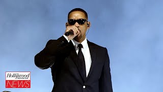 Will Smith Performs With J Balvin at Coachella for Men in Black Performance  THR News [upl. by Folger]