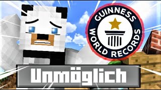 3 UNMÖGLICHE Weltrekorde in Minecraft gebrochen😎 [upl. by Arreic]