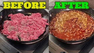 MAKE PERFECT TACO MEAT in under 10 MINUTES 🌮 [upl. by Annawd]