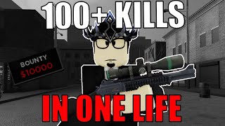 100 Kills IN ONE LIFE with the Best Weapon in Criminality [upl. by Avera]