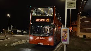 Ride on Centrebus Enviro 400 912 SN12 AVY Route 22 [upl. by Arjun854]