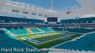 Minecraft Hard Rock Stadium Miami Dolphins Cinematic DOWNLOAD  TheCraftCrusader [upl. by Philippe592]