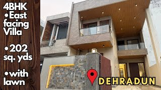 4bhk Villa for sale in Dehradun with pooja room lawn  Houses in Hill [upl. by Nyrhtac286]