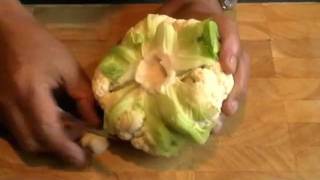 Preparing cauliflower florets [upl. by Maloney231]