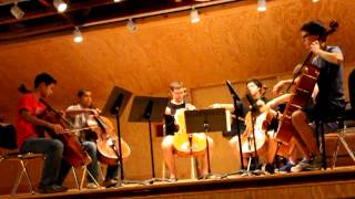 Cantique de Jean Racine  Cello Choir [upl. by Kifar]