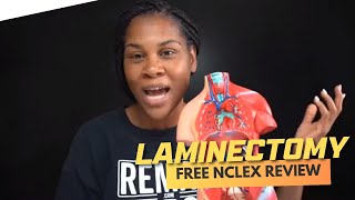 Monday Motivation Laminectomy Free NCLEX Review [upl. by Ainimre]