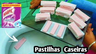 Fiz 42 Pastilhas Sanitárias quotHARPICquot em Gel  Gastei menos de 8 Reais  INCRÍVEL dicascaseiras [upl. by Sairu]