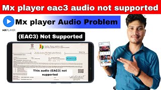 mx player eac3 audio not supported  this audio format eac3 is not supported mx player  aio 1870 [upl. by Gnep]