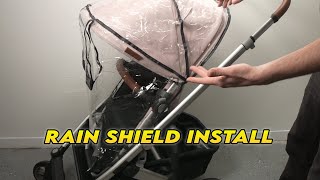 UPPAbaby Cruz amp Vista Rain Shield Installation [upl. by Rhoda778]