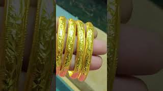 MK Jewellers new design gold bangles light weight 10gmviralvideo goldjewellery youtubeshorts 😍😘 [upl. by Merceer]