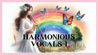 Harmonious Vocals  Female vocal lullaby  relaxing chorus music backgroundmusic lullaby [upl. by Saduj]