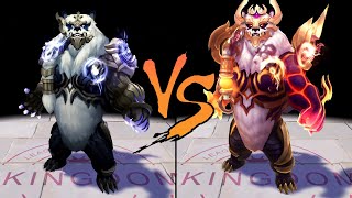 Duality Dragon Volibear vs Prestige Duality Dragon Volibear Skin Comparison Spotlight amp Chromas [upl. by Sanoy506]