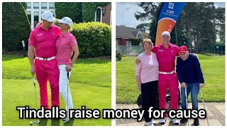 Mike Tindall wears Pink and plays golf to raise awareness and funds for Important Cause [upl. by Eon551]