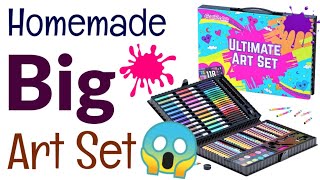 DIY Art and Craft Activity Kit 🤩🤠 Homemade Art Activity Kit 🙂 Diy Stamp Art kit💖 Block Printing kit [upl. by Ybocaj]