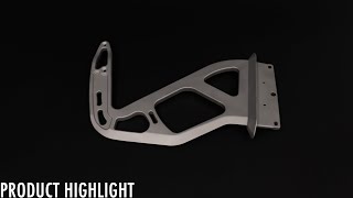 JCR 718 GT4 RS BILLET ALUMINIUM WING UPRIGHTS [upl. by Bloch652]