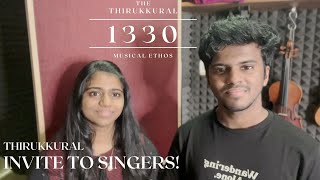 The Thirukkural 1330  An Invite to Singers around the globe [upl. by Retniw416]