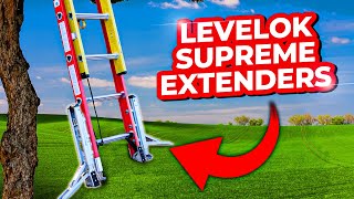 Ultimate Ladder Safety  Try the NEW LeveLok Supreme Extender Now [upl. by Annekim]