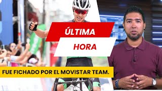 ¡Histórico Diego Pescador ficha por el Movistar Team [upl. by Llertnad]