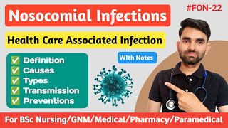 Nosocomial Infections in Hindi  Hospital Acquired Infections in Hindi [upl. by Okun105]