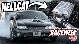 He Put A Hellcat Supercharger On An LS Race Week 2024 [upl. by Aihtnic878]