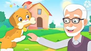 This old man Lyrics l nursery rhyme l kids song l Animation for kids [upl. by Neztnaj190]