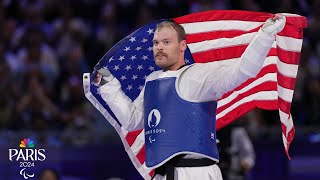 Evan Medell dominates Taekwondo bronze medal match to get back on Paralympic podium  NBC Sports [upl. by Atews]