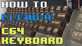 How To Clean a Commodore 64 Keyboard [upl. by Lanoil491]