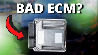 SYMPTOMS OF A BAD ECM ENGINE CONTROL MODULE [upl. by Aihsekyw690]