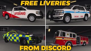 Free Liveries I FOUND From ERLC Discord  PART ONE [upl. by Horick757]