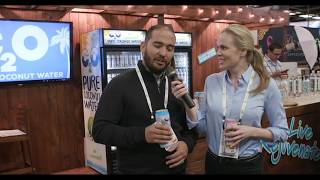 Gelsons Talks with C2O Pure Coconut Water at Natural Products Expo West 2018 [upl. by Piotr]