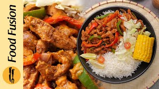 Fajita Chicken Rice Bowl Recipe by Food Fusion [upl. by Brout]