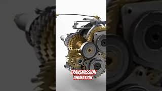 transmission animation automobile lethmachine winch mechanical gearboxsetting gearbox gears [upl. by Flossi]