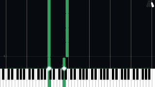 The Barracks Settlement  Yume Nikki  Easy Piano Tutorial [upl. by Yukio]