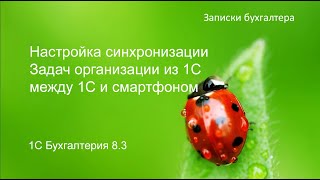 Настройка синхронизации Задач организации из 1С между 1С и смартфоном [upl. by Anauqahs]