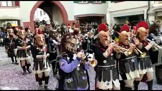 Fasnacht Liestal 2022  Milchgugge Latärnäschränzer und Wasserfalleschränzer gemeinsam [upl. by Upshaw705]