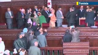 Tunisia approves new secular constitution Arab Spring nation moves away from Islamist extremism [upl. by Martita251]