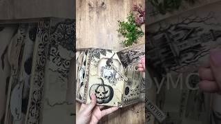 Halloween folding Junk Journal junkjournal junkjournalideas paperartbymc [upl. by Ugo]