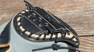 Wilson A2000 Catcher’s Mitt Web Relace  Part 1 of 2 [upl. by Philly]