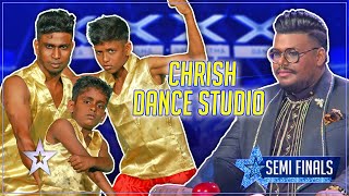 බාහුබලි එක්ක යාපනයේ පොඩ්ඩෝ දාපු නැටුම 💪  Chrish Dance Studio  Sri Lankas Got Talent  Sirasa TV [upl. by Isador802]