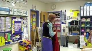 Anna from Frozen Singer Surprises Son Toby at School [upl. by Rafaelia16]